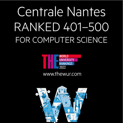 World University Rankings: Centrale Nantes ranked 401-500 for computer science