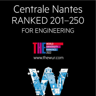 World University Rankings 2022: Centrale Nantes Ranked 201-250 for engineering