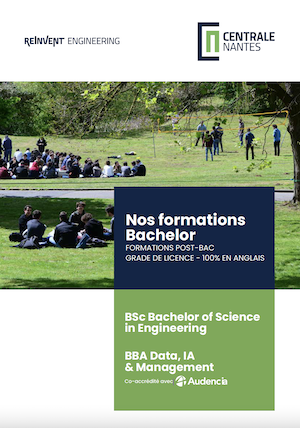 Brochure de nos formations Bachelor : BSC Bachelor of Science in Engineering et BBA Data, IA and Management