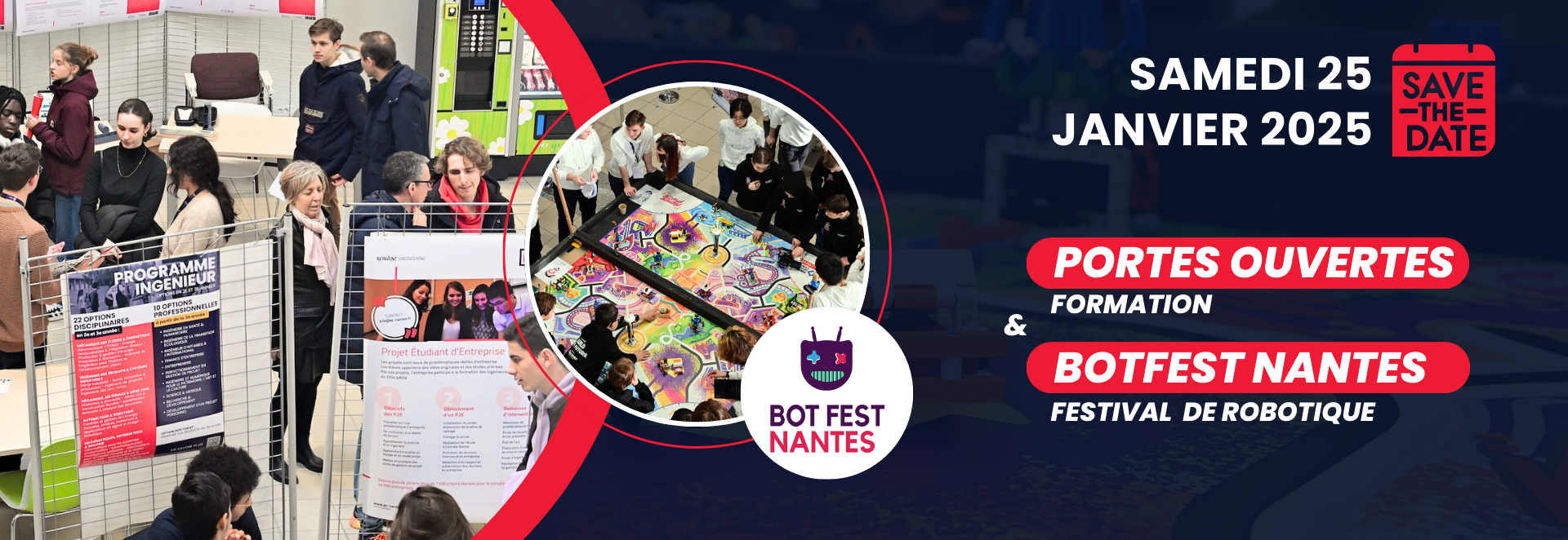 Portes ouvertes formation et Botfest Nantes, le festival de robotique