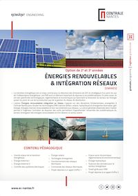 Brochure de l'option Énergies renouvelables et intégration réseaux