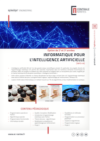 Brochure de l'Option Informatique pour l'Intelligence Artificielle