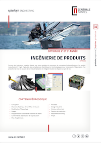 Brochure de l'option Produits et procédés, innovants et soutenables