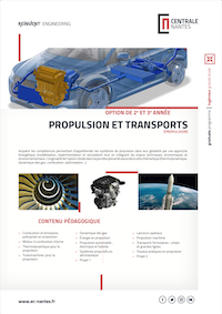 Brochure de l'Option Propulsion et Transports