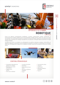 Brochure de l'option robotique